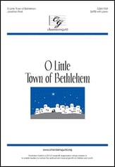 O Little Town of Bethlehem SATB choral sheet music cover